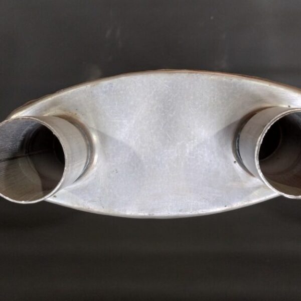 Jones Full Boar Full Flow Truck Series Mufflers 3 in. Inlet, Dual 2 in. Outlets, F5362C